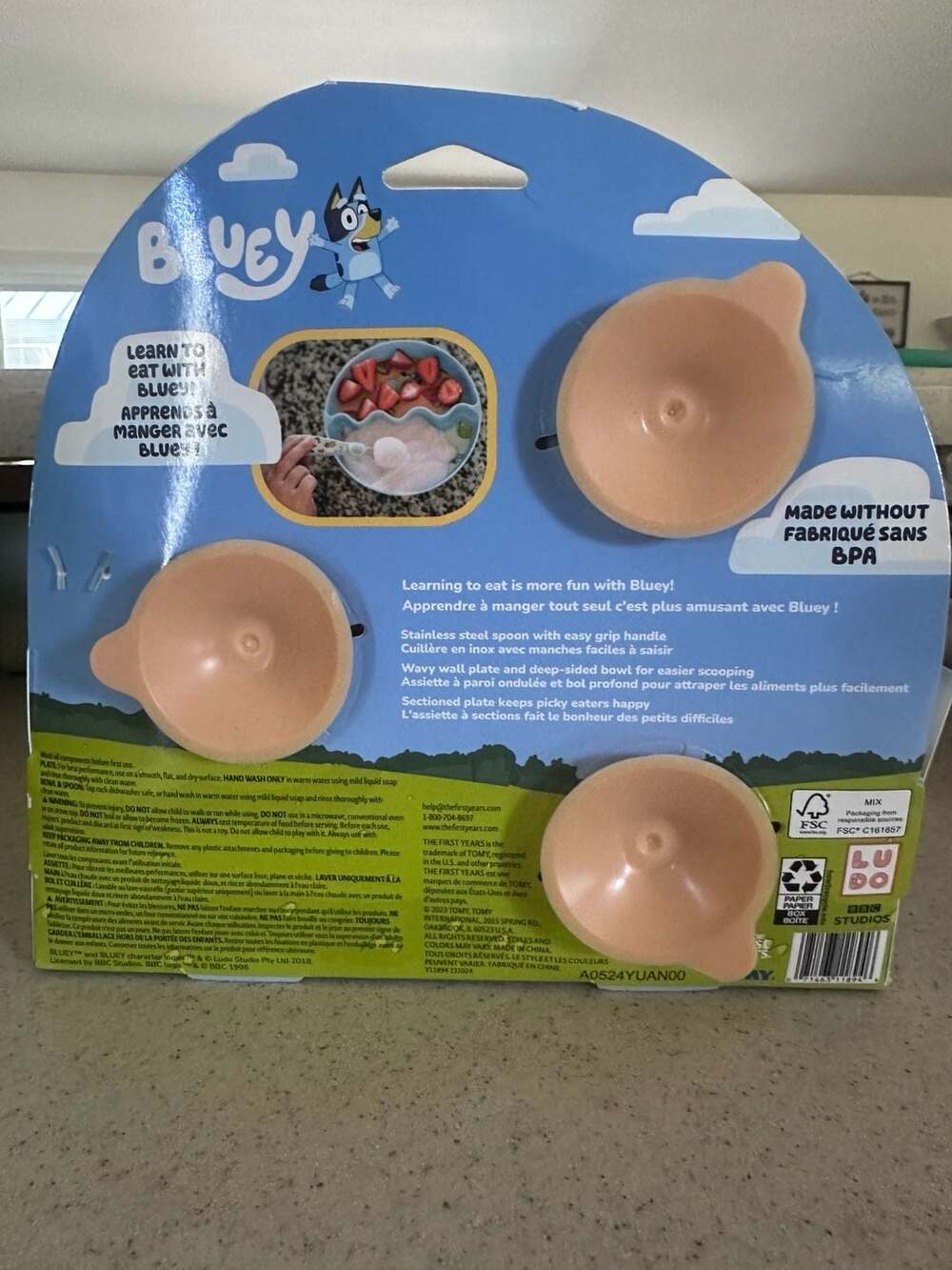 The First Years Bluey 3-Piece Feeding Set - Picture 2 of 2